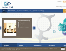 Tablet Screenshot of ipal.si